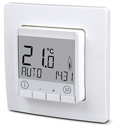 Raumtemperaturregler EFK-50 mit Bodenfühler - großes, beleuchtetes Display