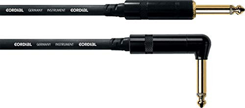 CORDIAL Cable Guitarra jack recto/angular 6 m Cable INSTRUMENT Essentials Jack recto/angular