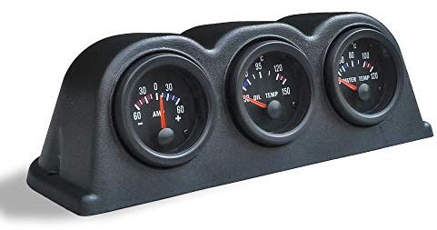 JOM Car Parts & Car Hifi GmbH 21126 Instrumenten Träger, Armaturenbrett, dreifach, schwarz