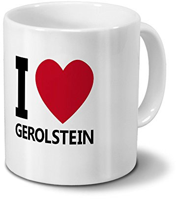 digital print Städtetasse Gerolstein - Design I Love Gerolstein