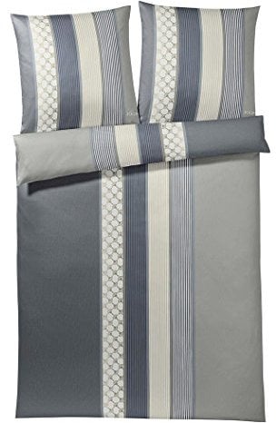 Joop! Bettwäsche Cornflower Stripes 4069 deep Coal - 09 80x80 cm - 155x200 cm