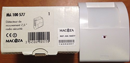 MAC @ ZA/macaza ma100577 – Radio 7.5 ° Motion Detector Security