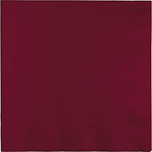 Burgundy Dinner Napkins, 25 Ct