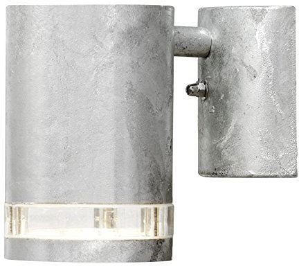 Gnosjö Konstsmide Außenleuchte, Modena Wandleuchte, galvanisiert grau, 9 x 14,5 x 13,5 cm, 3 ml, 7511-320