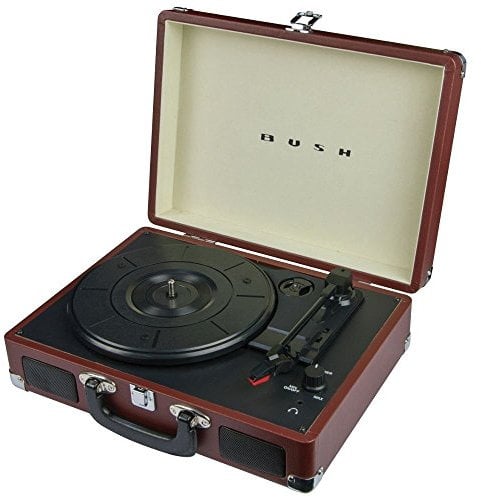 Bush Classic Portable Turntable - Brown