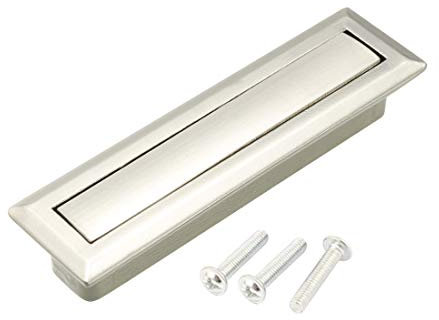 sourcing map Tür Schublade Push Out verdeckter Ring Einbaustrahler Flush Pull Griff