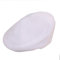 MENS WHITE KNITTED BOWLS FLAT CAP UK SIZE 57CM.
