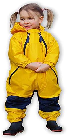 Tuffo Unisex Baby Muddy Buddy Coverall, Yellow, 5 Years