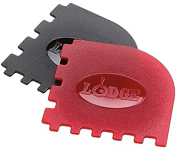 Lodge Set di 2 raschietti per griglia, multicolore, 8,25 x 4,625 x 5