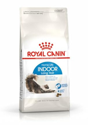 Royal Canin Indoor Long Hair | 400 g | Trockenfutter für ausgewachsene Langhaarkatzen | Für Katzen, die im Haus Leben | Vom 1. bis zum 7. Lebensjahr geeignet