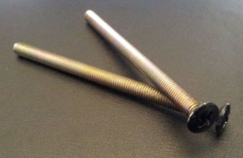 Upvc Door Handles Replacement Screws. M5, 80mm Length Black