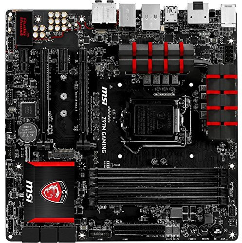 MSI Z97M Gaming Intel LGA1150 Z97 Micro ATX Motherboard (4x DDR3, 8x USB3.0, 6x USB2.0, GBE, LAN, HDMI, DP)