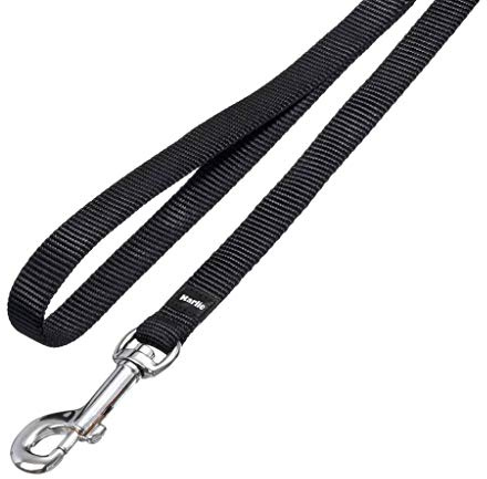 Karlie Art Sportiv Plus Leine Neue universal Farben Mix and Match L: 100 cm B: 20 mm M schwarz