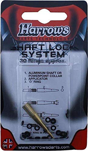 Harrows Shaft Lock System mit O-Ringen Gold