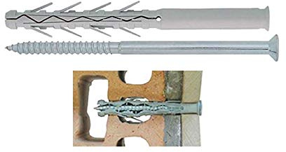 100 pz TASSELLO TASSELLI PROLUNGATI CON VITE 8x80 TESTA TORX T30 FISCHER FRIULSIDER