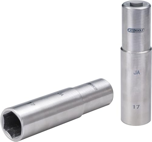 KS Tools 965.3857 3/8 TITANplus Stecknuss, 17mm, lang