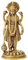 GangesIndia stehend Lord Vishnu hält Club Messing Statue