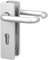 Basi 7521-0501 Drücker-Schutzbeschlag, Silber
