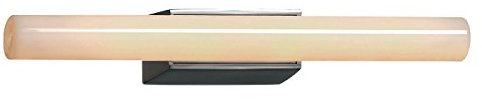 Spiegelleuchte OMEGA 1, 1x S14d, 30-60cm, 1 Sockel, IP20, Nickel satiniert