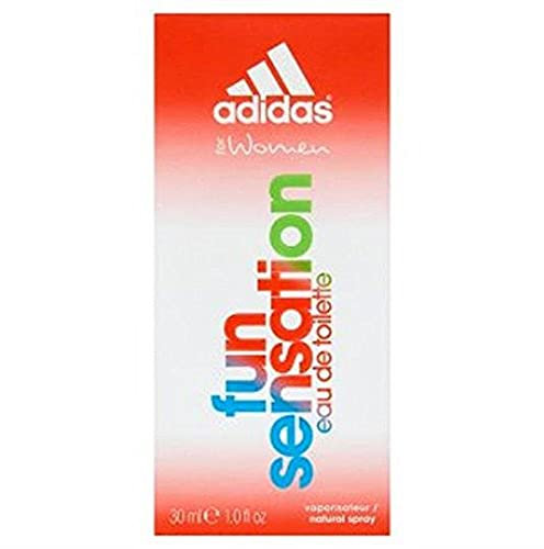 adidas Fun Sensation Eau De Toilette – Fruchtig-würziges Damen Parfüm mit sinnlich-frischen Noten – 1 x 30 ml