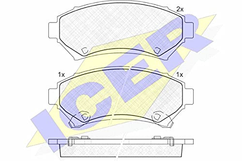 Icer Brakes 141182 Bremsbelagsatz, Scheibenbremse