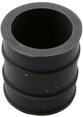 Raccord d’échappement universel en caoutchouc 30mm noir