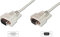 DIGITUS Serielles Anschluss-Kabel - D-Sub 9 zu D-Sub 9 - Stecker zu Buchse - 10.0m - Verlängerungskabel - Beige