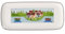 Villeroy & Boch Charm & Breakfast Design Naif Plat de service à gâteau, 35x16 cm, Porcelaine Premium, Blanc/Multicolore