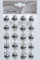 270cm Perlengirlande 2cm Perlenkette Silber Christbaumschmuck Weihnachtsschmuck 20mm