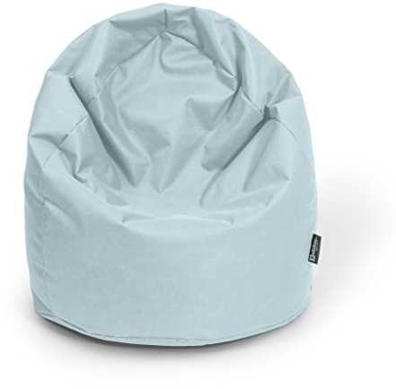 BuBiBag Sitzsack XL mit Füllung Sitzkissen Bodenkissen Kissen Sessel BeanBag (grau)