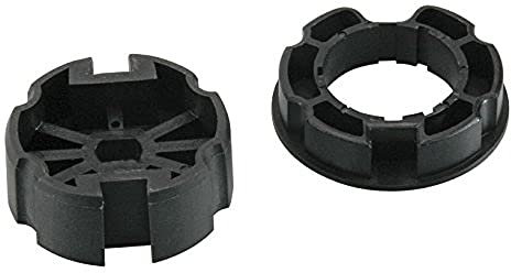 VIMAR Unisex Zxvl Gegenstand für Markisen, Automazioni Paar Adapter für Sonnensegel, Durchmesser 78 mm, Schwarz