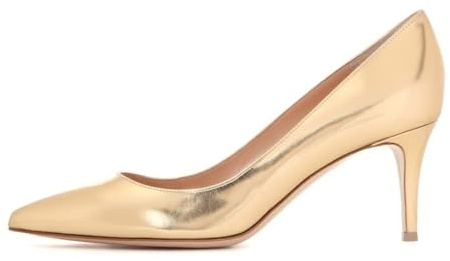 EDEFS - Escarpins Femme - 6 cm Kitten-Heel Chaussures - Bout Pointu Fermé - Classique Bureau Soiree Shoes