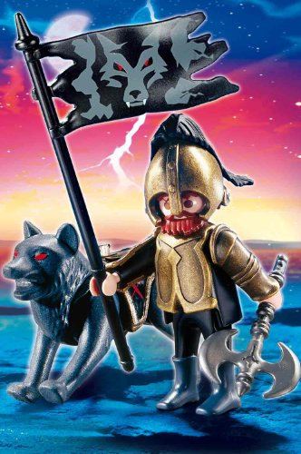 Playmobil 4810 - Guerrero Lobo Con Hacha