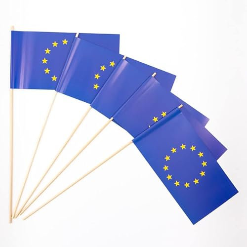 Papierfähnchen: Europa 50er Packung
