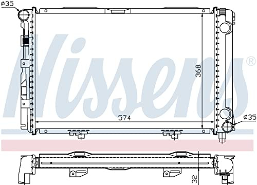Nissens North America,Inc Radiator - 62671A