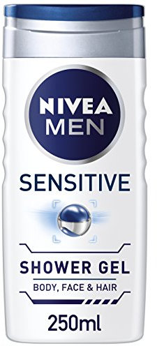 Nivea Gel de ducha sensible para hombre, 250 ml