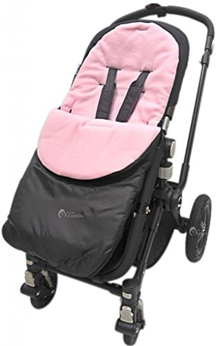 For-Your-Little-One Universal Fußsack für Silver Cross Kinderwagen Kinderwagen Buggy Light Pink