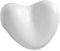 WENKO Kopf- und Nackenkissen Tropic White, Polyurethan, 25 x 11 x 20.5 cm, Weiß Gomo