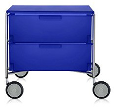 Kartell Mobil, Plastik, blau, 47.5 x 48 x 49 cm