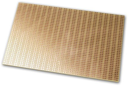 Platine 160x100mm, Lochraster Punkt-Ketten-Reihen