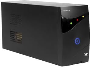 Woxter UPS 650 VA - Sistema de Alimentación Ininterrumpida SAI (650VA/360 watts, Autonomía aprox 8 minutos)