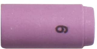 keramische Gasdüse - Gr. 6 - Ø 9,5 mm - für WIG-Brenner SR 9/20-3 Stück