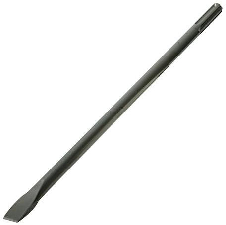25mm x 600mm SDS Max Chisel – Hardened Drop Forged Steel, 18mm Round Shank – Demolition Work, Breaking up, Masonry, Stone, Brick, Concrete - Loops