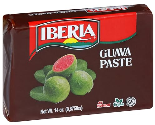 Iberia Guava Paste, 14 oz, All Natural, Vegan, Gluten Free, Halal, Kosher Guava Paste for Snacks, Cooking, Baking, 14 Ounce (Pack of 1)