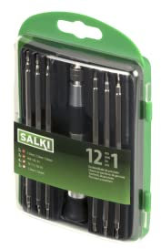 SALKI Juego 12 en 1 Destornilladores de Precisión - Kit de Herramientas de Precisión de 7 Piezas, para Bricolaje, Reparación de Productos de Electrónica, Relojes, Gafas