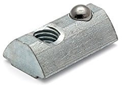 Nutenstein M5 mit Steg I-Typ Nut 8, VPE= 10 Stück