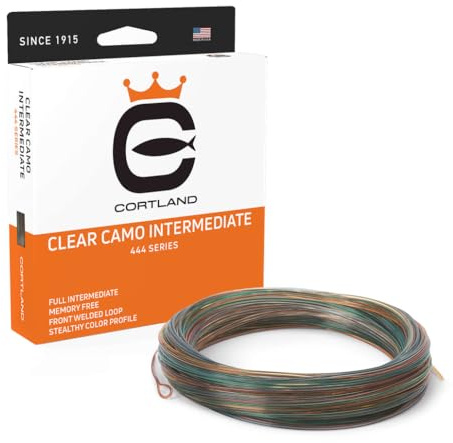Cortland 444 Intermediate Clear Camoflage Weight Forward Fly Line WF8