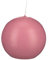 runde Kerzen Rosa, 80 mm, 6 Stueck
