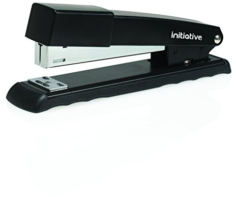 Black Metal Full Strip Stapler with 5,000 Staples 24/6-26/6 Office Heavy Duty