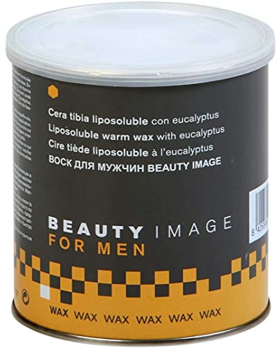 Liposolubles Warmwachs für Männer 800 ml – Mit Eukalyptus gegen Hautunreinheiten – Effektiv für Rücken, Achseln, Brust & Beine – Beauty Image